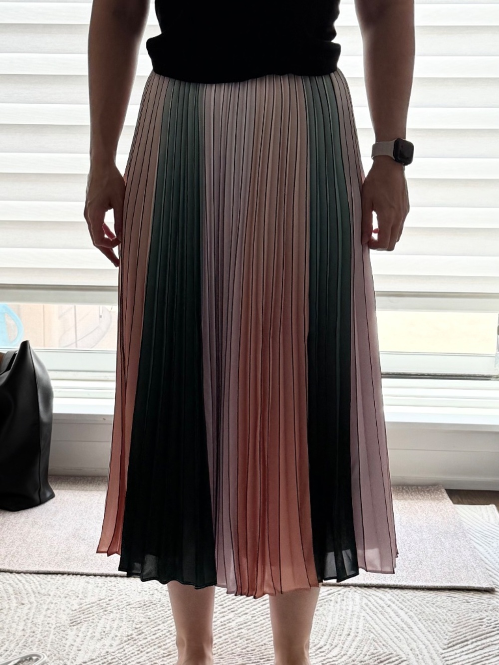 Ted Baker Pleated Midi Skirt